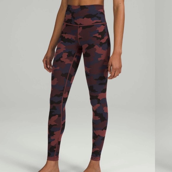 lululemon athletica Pants - Lululemon‎ Wunder Under High-Rise Tight 28" *Full-On Luxtreme Camo Size 14